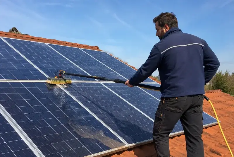 Nettoyage et entretien de panneaux solaires à Linselles